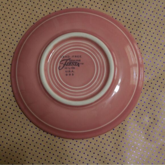Fiestaware Pink Mini Dish GGB 1992 2nd Quarter - Picture 2 of 3